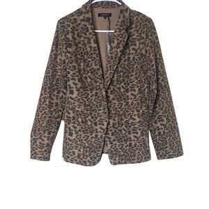 New with Tags Olivaceous leopard print jacket blazer size Medium